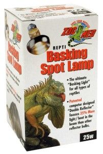 Zoo Med Repti Basking Spot Lamp Light Reptile Bulb 25 Watt SL 25