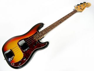 Fender Precision Bass Vintage 3 Tone Sunburst 1971 USA Hard Shell Case 