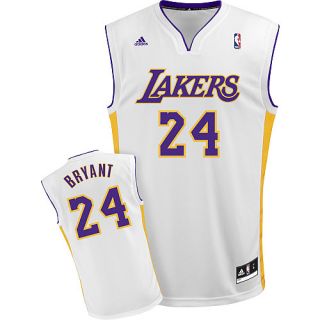 Los Angeles Lakers Kobe Bryant White Replica Jersey Sz 3XL