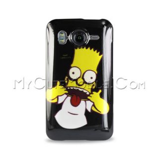 HTC Inspire 4G/ Desire HD Case   Bart Simpson Faceplate Cover (AT&T)