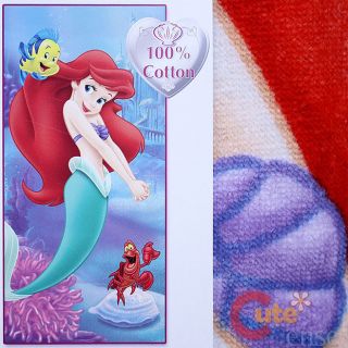Disney Princess Little Mermaid Ariel Cotton Beach, Bath Towel
