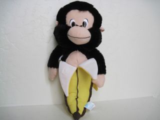 12 Classic Toy Co Banana Monkey Plush Stuffed Animal