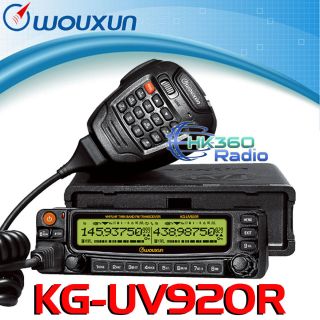 WOUXUN KG UV920R Car Mobile Dual Band Radio 136 174 400 480Mhz DTMF 