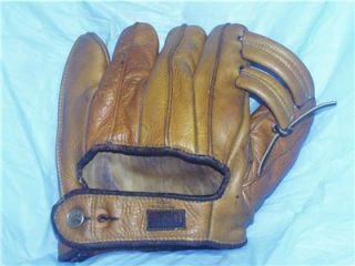 Vintage c1940 H Craft Hutch Split Finger Baseball Glove