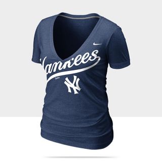  Nike Deep V Womens (MLB Yankees) Womens T Shirt