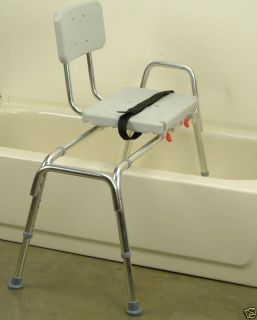   Sliding Transfer Bench 67211 w Seat Lock Bath Shower Chair New