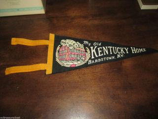 Vintage Mini Pennant My Old Kentucky Home Bardstown KY
