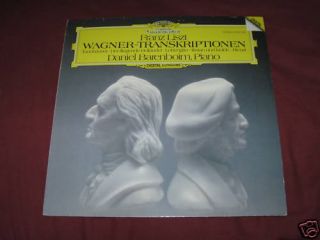 Liszt Wagner Transcriptions Barenboim Orig DG Dig NM