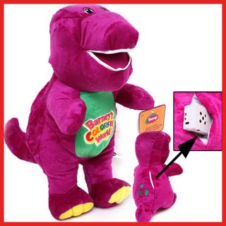 Barney Plush Doll w I Love Song Music by Fisher Price 17 Jumbo 
