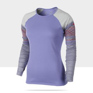  Nike Pro Printed Hyperwarm Crew Womens Shirt