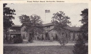 Frank Phillips Ranch Bartlesville Oklahoma Old Postcard