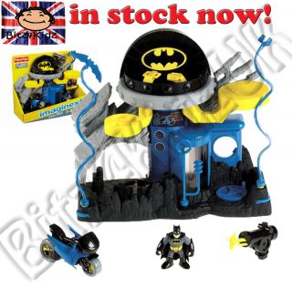 UK IN STOCK Batman Imaginext Super Friends Bat Cave Command Centre NEW