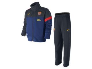 FC Barcelona Sideline Knit (3y 8y) Little Boys Football Warm Up