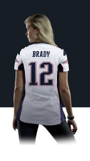    Tom Brady Womens Football Away Limited Jersey 477443_100_B_BODY