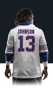    Johnson Mens Football Alternate Game Jersey 479409_100_B_BODY