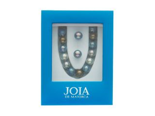 Joia 80054   18 10mm Multicolor Dark Hues Pearl Necklace & 10mm Slate 