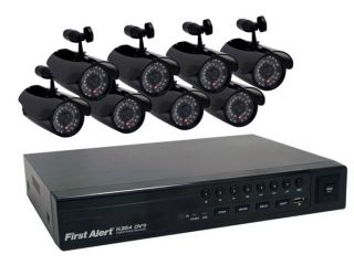 First Alert DC8810 420 8 Channel / 8 Camera DVR Security System