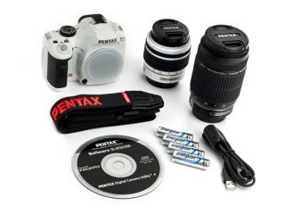 Pentax K x 12.4 MP Digital SLR with Dual Lens Kit (18 55 & 55 300)