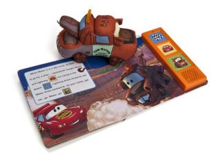go mater go play a sound book open with cuddly mater