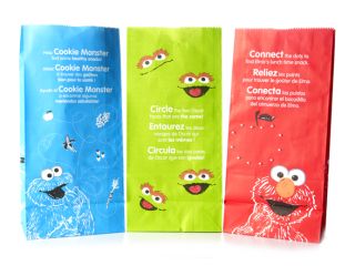 Sesame Street Printed Lunch Bags   30 Count