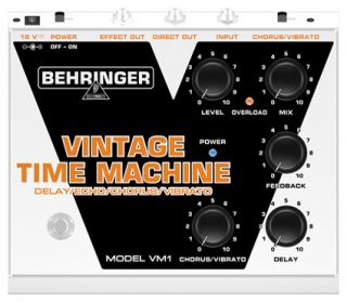 Behringer Vintage Time Machine VM1 Vibrato Guitar Effect Pedal
