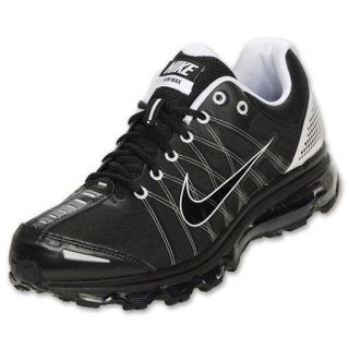 Nike Air Max + 2009 Mens Running Shoes Black/White Style #486978 010 