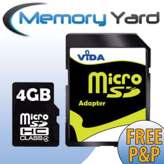 NEW 4GB MICRO SD SDHC MEMORY CARD FOR Samsung S5233T Mobile Phone