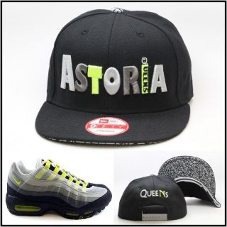 New Era Astoria Custom Snapback Hat For Air Max 95 Neon Green/Grey 