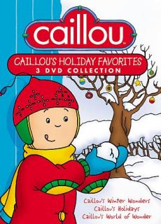 Caillou Caillous Holiday Favorites DVD, 2011, 3 Disc Set