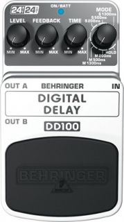 Behringer Digital Delay DD100 Echo Guitar Effect Pedal