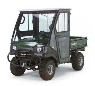 kawasaki mule 3000 3010 cab door windshield green hard doors