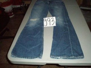 LEVIS 516 Mens flare jeans Bellbottoms 33x34 G93 Levi Bells 