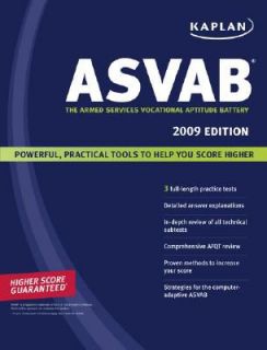 ASVAB 2009 by Kaplan Publishing Staff 2008, Paperback