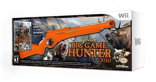 Cabelas Big Game Hunter 2010 Game Top Shot Gun Wii, 2009