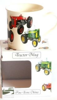 Classic Vintage Tractors Massey Ferguson , Case , Fine China Mug 