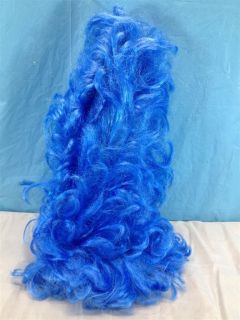 the simpsons marge deluxe blue curl womens costume wig time