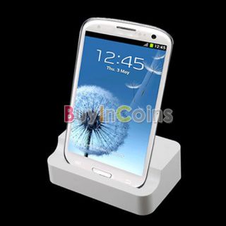 Desktop Dock Sync Cradle Battery Charger Holder for Samsung Galaxy S3 