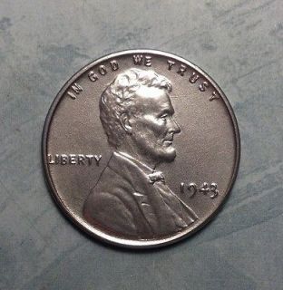 1943 uncirculated steel penny in 1940 49