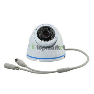 Sony CCD 540TVL Small Conch Type Security Camera White Blue
