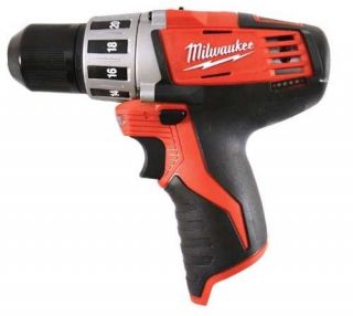 New* Milwaukee 2411 20 M12 12V Lithium Ion 3/8 Cordless Hammer Drill 