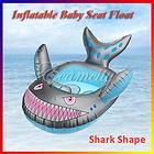 Grey Shark Shape Baby Child Infant Kids Inflatable Swimming Pool Seat 