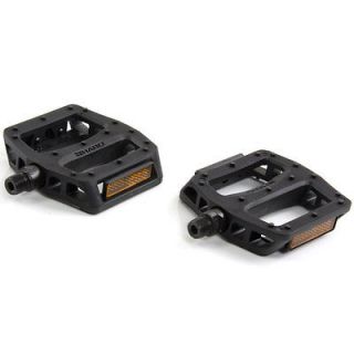 new bmx bike bicycle pedals haro plastic pedals black time