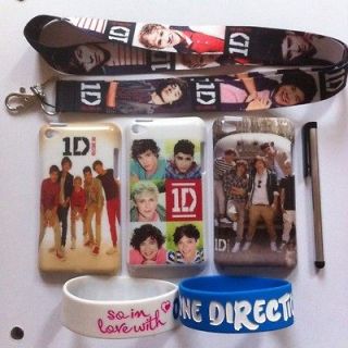 One Direction iPod touch 1D 4 4th Gen case,PLUS Stylus&2 Wrist Bands 
