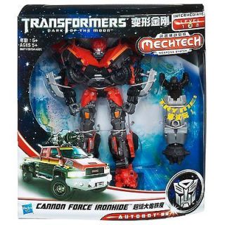 Transformers Voyager Class Cannon Force Ironhide Mechtech Dark Side of 