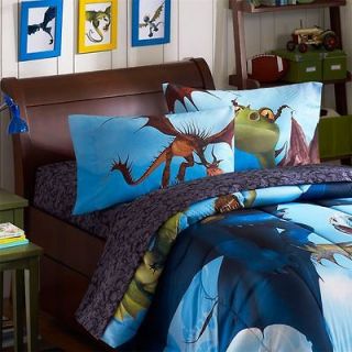 Kids ★HOW TO TRAIN YOUR DRAGON★ Full (Double) size Bed 4pc Sheet 