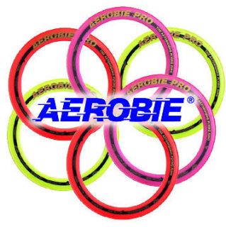Newly listed (6) Aerobie Pro Large Flying Ring Fun 13 Frisbee Disc
