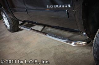 Chevrolet Chev GMC Pickup Truck SUV Stainless Nerf Bar Side Tube Step 