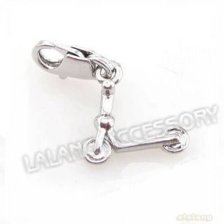 7x 220015 Wholesale New Fashion Scooter Charms Lobster Clip On Beads 