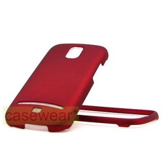 Red Rubberized Hard Cover Case for Samsung Galaxy Relay 4G Blaze Q 
