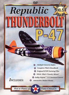   Glory Warbirds   V. 5   Republic Thunderbolt P 47 DVD, 1999